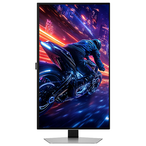 Moniteur de jeu FreeSync DELO incurvé WQHD 500 Hz G6 27 po Odyssey de Samsung avec temps de réponse 0,03 ms gris à gris - Argenté