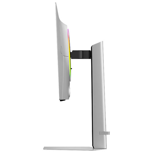 Moniteur de jeu FreeSync DELO incurvé WQHD 500 Hz G6 27 po Odyssey de Samsung avec temps de réponse 0,03 ms gris à gris - Argenté