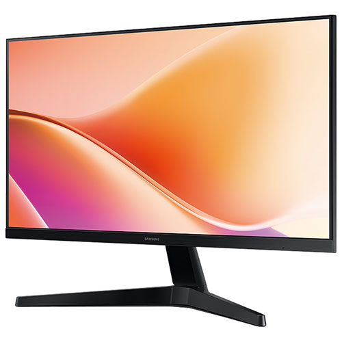 Moniteur DEL AV HD intégrale 5 ms GÀG 100 Hz 24 po Essential de Samsung (LS24F330EANXZA) - Noir