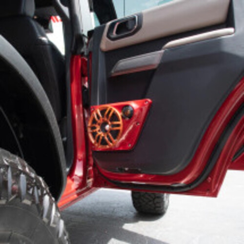 DS18 BRO-BD-LR Ford Bronco 6th Gen 4 Door Back Doors 6.5" Speakers and 2.3" Tweeter Panels