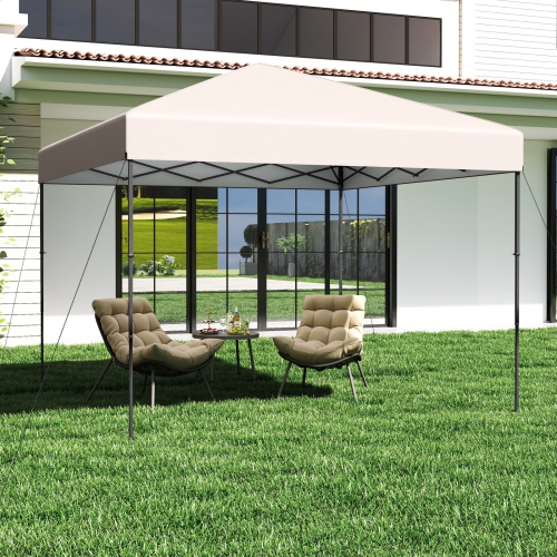 Gymax 10 X 10 FT Pop up Canopy Tent w/ Portable Carrying Bag 8 Stakes 4 Wind Ropes