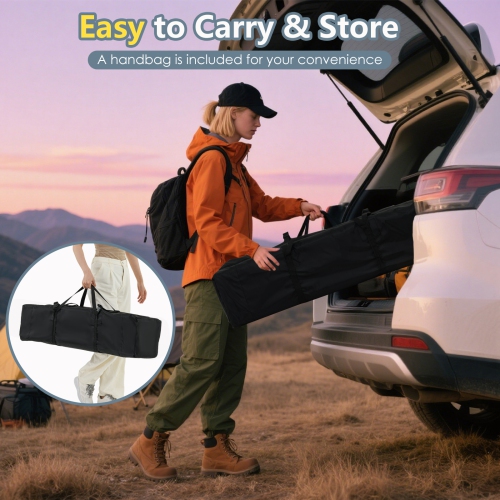 Gymax 10 X 10 FT Pop up Canopy Tent w/ Portable Carrying Bag 8 Stakes 4 Wind Ropes