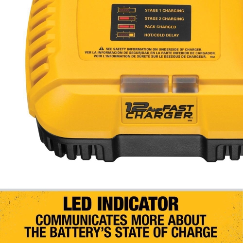 DEWALT Battery Charger, 20V + Flexvolt Fast Charger
