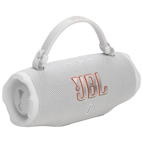 Boîte ouverte Haut-parleur sans fil Bluetooth étanche Charge 6 de JBL - Blanc