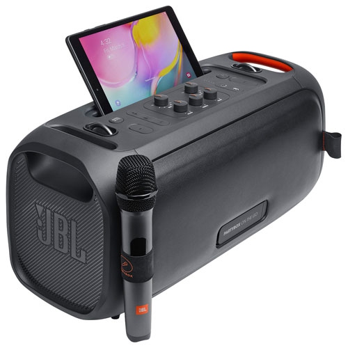 Open Box JBL PartyBox On-The-Go Portable Bluetooth Wireless Speaker