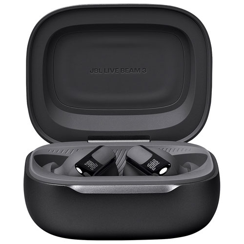 Open Box JBL Live Beam 3 In-Ear Noise Cancelling True Wireless Earbuds - Black