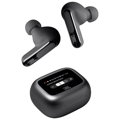 Open Box JBL Live Beam 3 In-Ear Noise Cancelling True Wireless Earbuds - Black