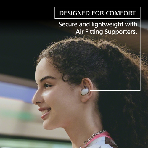 Boîte ouverte Écouteurs boutons 100 % sans fil à suppression du bruit LinkBuds Fit de Sony - Blanc