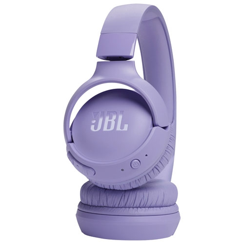 Open Box JBL Tune 520BT On-Ear Sound Isolating Bluetooth Headphones - Purple