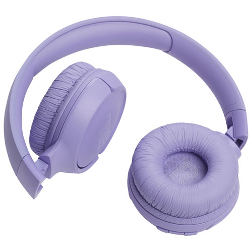 Open Box JBL Tune 520BT On-Ear Sound Isolating Bluetooth Headphones - Purple