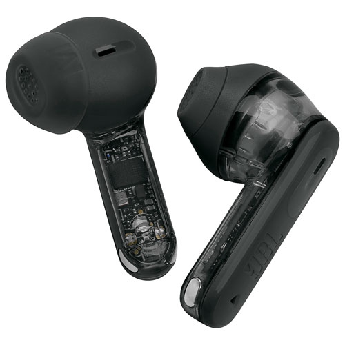 Boîte ouverte - Écouteurs boutons 100 % sans fil à suppression du bruit Tune Flex 2 Ghost Edition de JBL - Noir fantôme