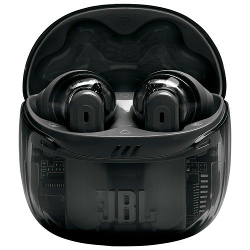 Boîte ouverte - Écouteurs boutons 100 % sans fil à suppression du bruit Tune Flex 2 Ghost Edition de JBL - Noir fantôme