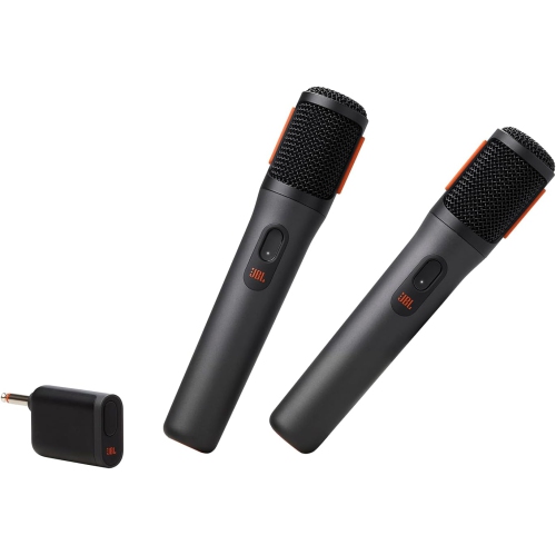 PartyBox Wireless Mic - 2X Digital Wireless Microphones, Rechargeable Battery, Clear Voice, Crisp Sound, Stable 2.4GHz Connection, Compatible with