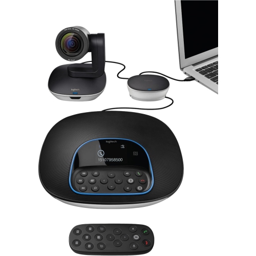Système de conférence audio et vidéo HD Group de Logitech pour grandes salles de réunion