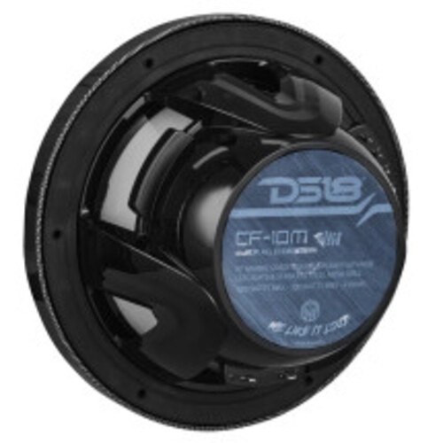 Haut-parleur nautique coaxial 2 voies RMS 200&nbsp;W 10&nbsp;po CF-10&nbsp;M NXL DS18/éclairage RVB LED - 4&nbsp;Ohm