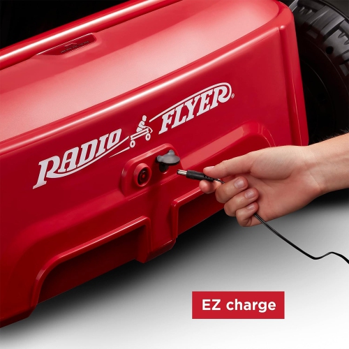 Kart électrique Ultimate de 24 V de Radio Flyer pour enfants de 3 à 8 ans, 2 places, rouge