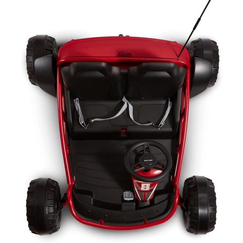 Kart électrique Ultimate de 24 V de Radio Flyer pour enfants de 3 à 8 ans, 2 places, rouge