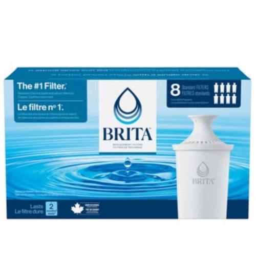 Brita , Filtres de rechange, paquet de 8 , Blanc