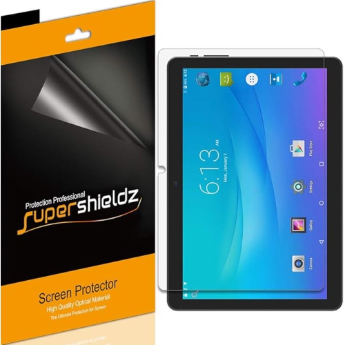 (Paquet de 3) Protecteur d'écran Supershield conçu pour Onn 10.1&nbsp;po Tablet et Onn Tablet Pro 10.1&nbsp;po, écran haute définition Clear Shield