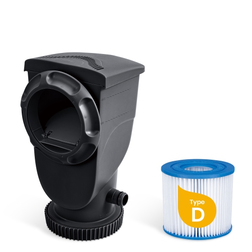 Funsicle – Piscine hors-terre ronde Oasis Designer, 12 pi x 36 po, chevrons foncés