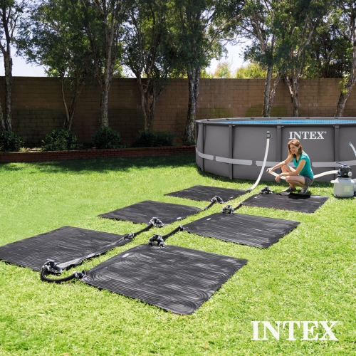 Intex Above Ground Swimming Pool Water Heater Solar Mat 28685E, Black
