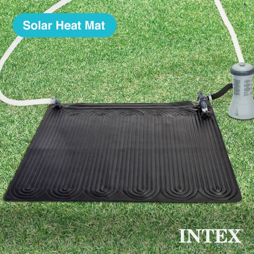 Intex Above Ground Swimming Pool Water Heater Solar Mat 28685E, Black