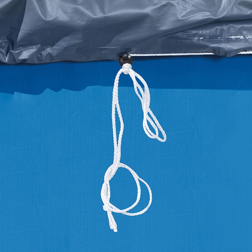 Funsicle 12 pi – Bâche ronde pour débris de piscine hors terre, accessoire seulement, gris