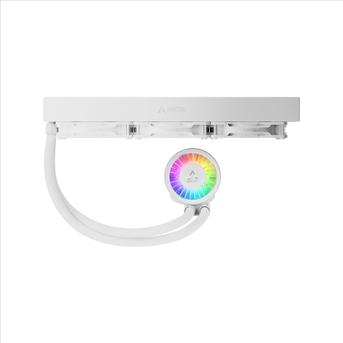 Arctic Liquid Freezer III Pro 360 A-RGB AIO CPU Water Cooler, New Silent & Powerful VRM Fan, Improved Radiator, Efficient PWM Pump (White)