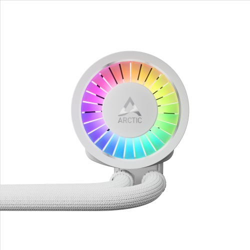Arctic Liquid Freezer III Pro 360 A-RGB AIO CPU Water Cooler, New Silent & Powerful VRM Fan, Improved Radiator, Efficient PWM Pump (White)