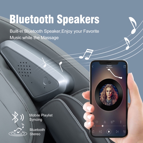 Boîte ouverte Fauteuil de massage pour tout le corps MD908 noir