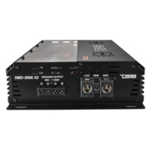 DS18 SMD-3000.1D 3000W RMS Monoblock Amplifier with Voltmeter and Digital LED Lights