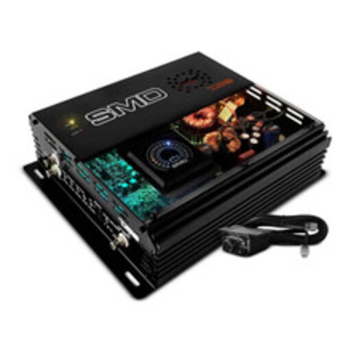 DS18 SMD-2000.1D 2000W RMS Monoblock Amplifier with Voltmeter and Digital LED Lights