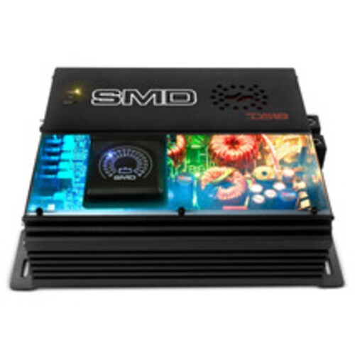 DS18 SMD-2000.1D 2000W RMS Monoblock Amplifier with Voltmeter and Digital LED Lights