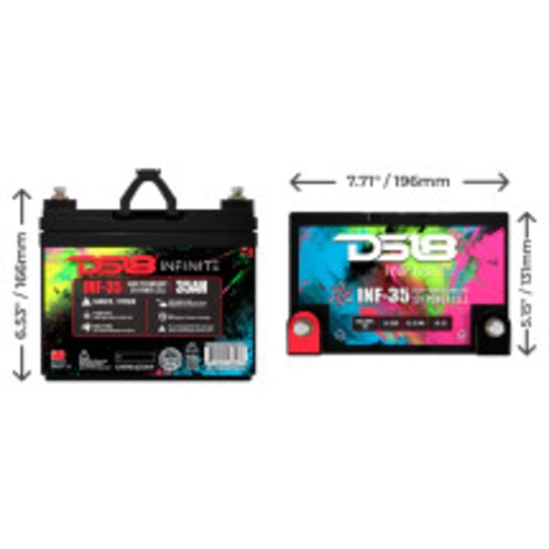 Batterie AGM DS18 INF-35AH Infinite de 35 Ah 1250&nbsp;W Power Cell