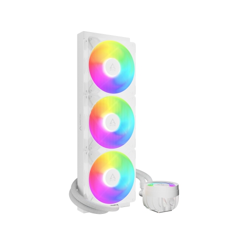 Arctic Liquid Freezer III Pro 420 A-RGB AIO CPU Water Cooler, New Silent & Powerful VRM Fan, Improved Radiator, Efficient PWM Pump (WHITE)