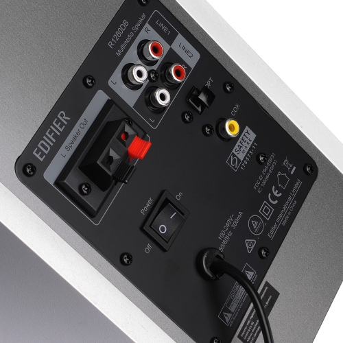 Refurbished - Edifier R1280DB Powered Bluetooth Bookshelf Speakers - Optical Input (Certified Refurbished)