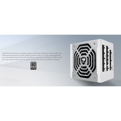 Cougar POLAR X2 1200-Watt Fully Modular Power Supply 80 Plus Platinum ATX 3.1