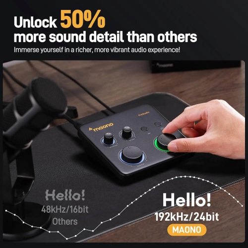 Maono PS22 Lite USB Audio Interface For PC