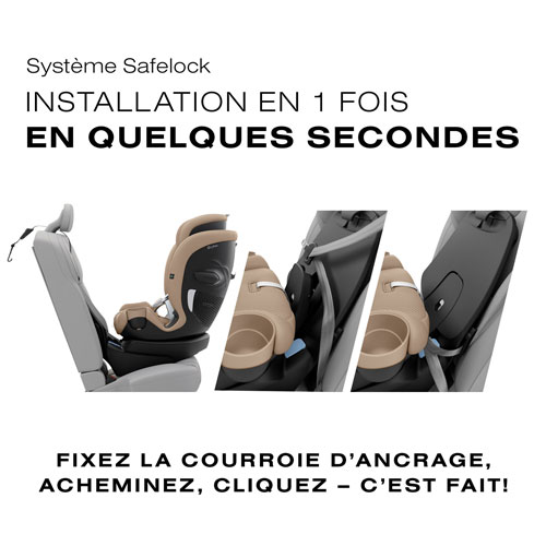 Cybex Callisto G 360 3-in-1 Convertible High-Back Booster Car Seat - Almond Beige