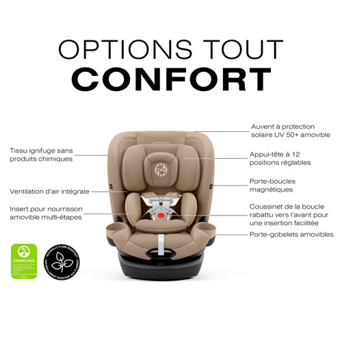 Cybex Callisto G 360 3-in-1 Convertible High-Back Booster Car Seat - Almond Beige