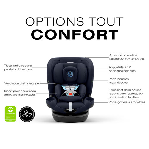Siège rehausseur convertible à dossier haut 3-en-1 Callisto G 360 de Cybex - Bleu océan