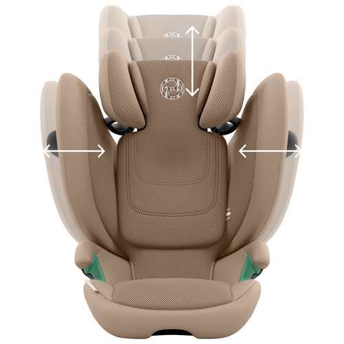Siège rehausseur à dossier haut Solution G2 de Cybex - Beige amande