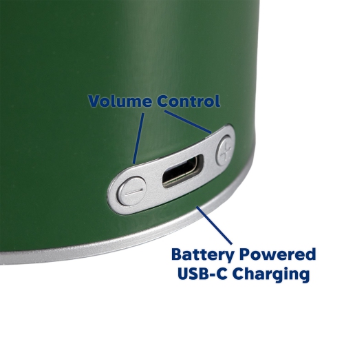 Festive Living Rechargeable Camping Lights, Battery or Solar Powered with USB-C Recharging, Shatterproof Plastic Parts Perfect for Camping, Porch,