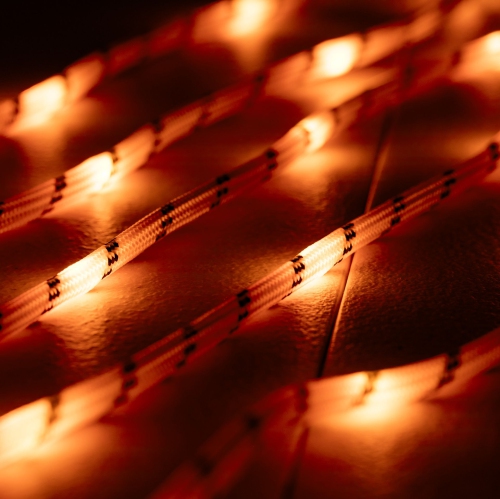 Festive Living Rechargeable Camping Lights, Battery or Solar Powered with USB-C Recharging, Shatterproof Plastic Parts Perfect for Camping, Porch,