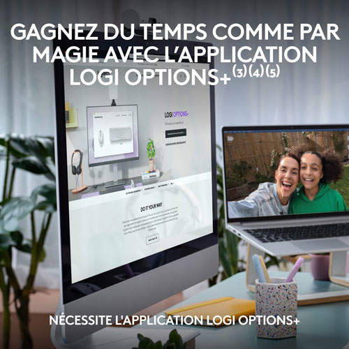 Ensemble clavier mince et souris optique Bluetooth MK955 Signature Slim de Logitech - Blanc - Anglais - Exclusivité Best Buy