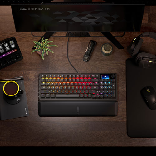 Clavier de jeu mécanique linéaire rétroéclairé Vanguard 96 de Corsair - Anglais - Exclusivité Best Buy