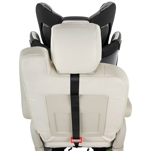 Siège d'auto pour bébé orienté vers l'arrière Revolve360 Slim d'Evenflo - Noir/Gris