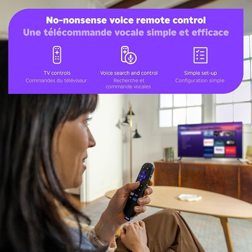 Roku® Streaming Stick™ Plus 2025 – 4K and HDR Roku Streaming Device for TV with Voice Remote – Free and Live TV