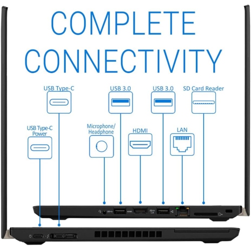 Refurbished - Lenovo ThinkPad T480 14" Business Laptop (Intel i7-8650U / 16GB RAM / 512GB NVMe / Windows 11 Pro)