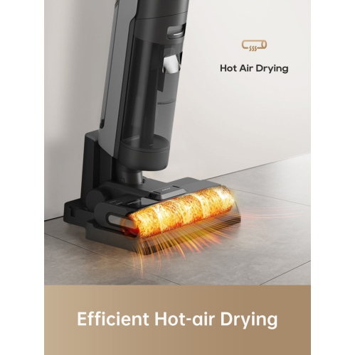 Dreame H12S Wet Dry Vacuum Cleaner, Smart Floor Washer, Cordless Vacuum/Mop for Hard Floors, Edge Cleaning with Dirt Detection, Hot Air Drying, Self